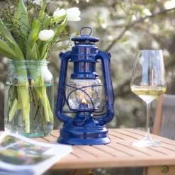 PM276-BLAU - Feuerhand Lampe tempête Baby Special Bleue cobalt