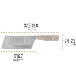 PMCLKNIFE17 - Petromax Feuille de boucher 17 cm