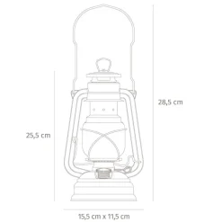 PM276-ROT - Feuerhand Lampe tempête Baby Special Rouge Rubis