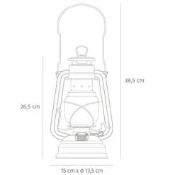 PM276-SAGEGREEN - Feuerhand Lampe tempête Baby Special Vert Sauge