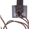 0201017734 - Porte- poignard, en cuir marron, taille ajustable