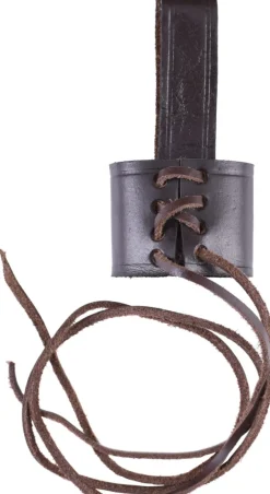 0201017734 - Porte- poignard, en cuir marron, taille ajustable