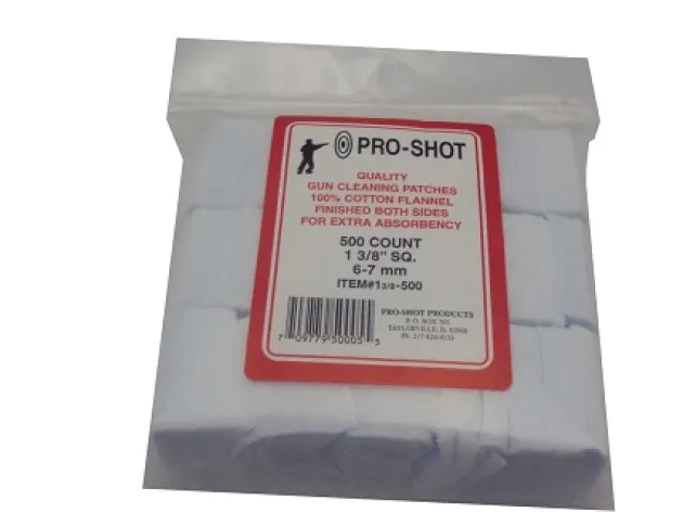 PS13/8-500 PROSHOT PATCHES 6mm 7 mm par 500