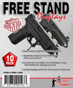 PSRWS-2PK Pro-Shot Pistol Free-Stand Display