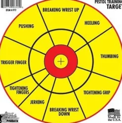 PTT-6PK - Proshot Pistol Training Target - 6PK