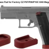 PUBCZ01R - UTG PRO® +0 Base Pad, CZ P07/P10C Matte Red