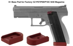 PUBCZ01R - UTG PRO® +0 Base Pad, CZ P07/P10C Matte Red