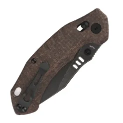 QS173-A2 - QSP ELK Glyde Lock Blackwash 14C28N GITD Micarta