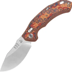 QS173-C1 - QSP ELK Glyde Lock 14C28N Colorful Micarta
