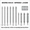 RAV-AVBMJAGS - REAL AVID Bore-Max Speed Jags & Patches Multi-Cal Pack