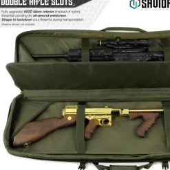 RB-4612DG-VER2-OG - Savior Equipment Urban Warfare Double Rifle Bag Gun - Fusil et carabine OD Green,46'' de Long