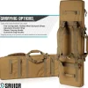 RB-3612DG-VER2-TN - Savior Equipment Urban Warfare Double Rifle Bag Gun - Suitable for Rifle Shotgun, w/ Backpack Strap,Tan,36'' Long
