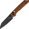 2051RBRZBW - Kershaw Mini Iridium Reverse Tanto Bronze Blackwash