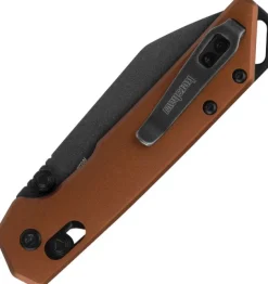 2051RBRZBW - Kershaw Mini Iridium Reverse Tanto Bronze Blackwash