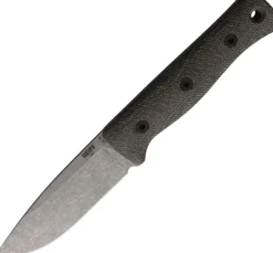 Reiff knives F4 Gen 2 Bushcraft Stonewash CPM-3V Canvas micarta