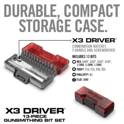 RE00107 - REAL AVID SET X3 DRIVER 13PCS