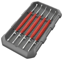 RE00057 - SET DE NETTOYAGE REAL AVID PICS ACIER ACCU-GRIP