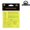 RFXCARESTCKRS - Planche de 6 autocollants multi-supports fluo et réfléchissants