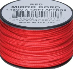RG1269 - Micro Paracord rouge 38 m