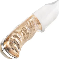 Rite Edge Couteau Fixe outdoor et chasse manche corne de bellier