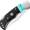 Rite Edge pliant Black Messa Lockback corne de buffle