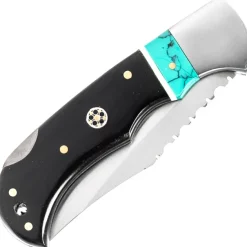 Rite Edge pliant Black Messa Lockback corne de buffle