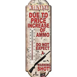 4000894 - Rivers Edge Due to Price Increase Tin Thermometer