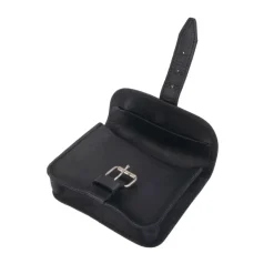 RL103201 - BASIC NATURE Pochette Ceinture Cuir 'Jakarta' Noir