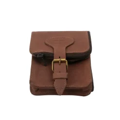 RL103420 - BASIC NATURE Pochette Ceinture Cuir 'Belt Safe' Tan