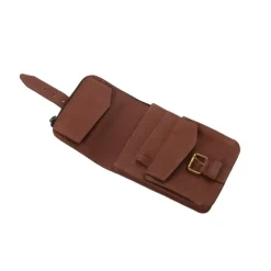 RL103420 - BASIC NATURE Pochette Ceinture Cuir 'Belt Safe' Tan