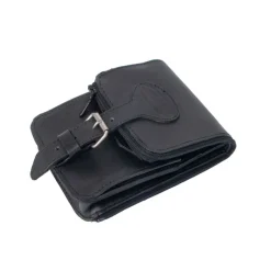 RL103401 - BASIC NATURE Pochette Ceinture Cuir 'Belt Safe' Noir