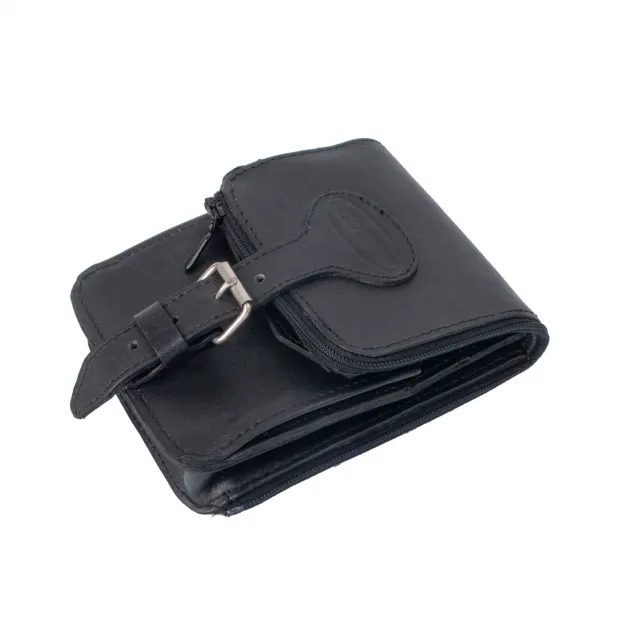 RL103401 - BASIC NATURE Pochette Ceinture Cuir 'Belt Safe' Noir