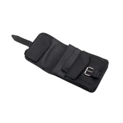 RL103401 - BASIC NATURE Pochette Ceinture Cuir 'Belt Safe' Noir