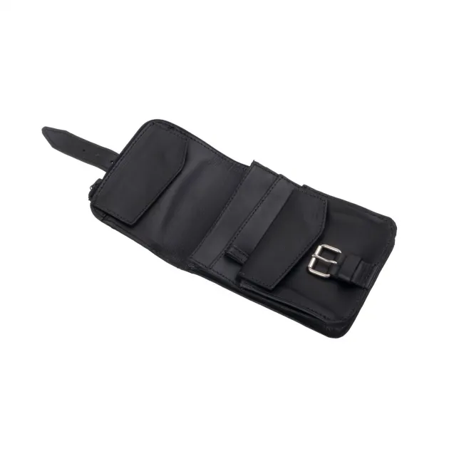 RL103401 - BASIC NATURE Pochette Ceinture Cuir 'Belt Safe' Noir