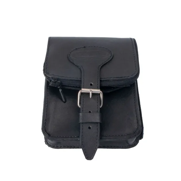 RL103401 - BASIC NATURE Pochette Ceinture Cuir 'Belt Safe' Noir