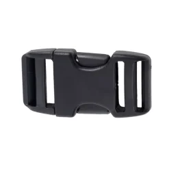 RL340750 - BASIC NATURE x2 Boucles Doubles 25mm plastique noir