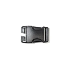 RL513850 - BASIC NATURE x2 Boucles 25mm plastique noir Fendue