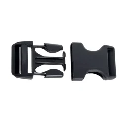 RL340350 - BASIC NATURE x2 Boucles 20mm plastique noir