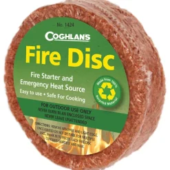 RL381424 - COGHLAN'S Fire Disk Allume-feu Naturel Compressé 100g 10x2,5cm
