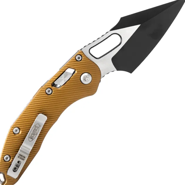 169RL-1FLTA - Microtech Stitch Ram Lock Aluminium