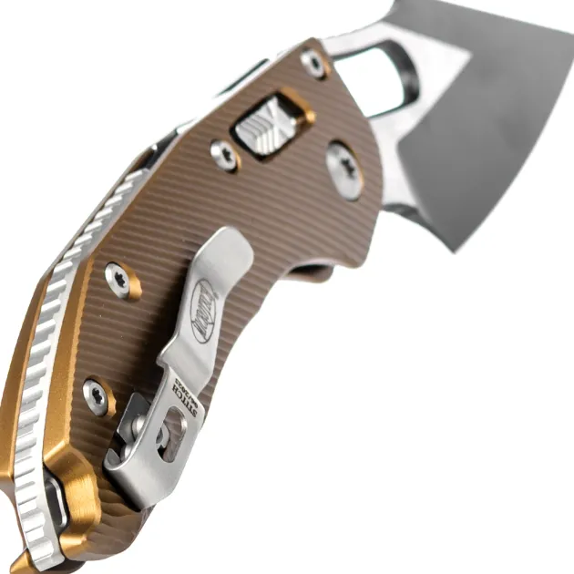 169RL-1FLTA - Microtech Stitch Ram Lock Aluminium