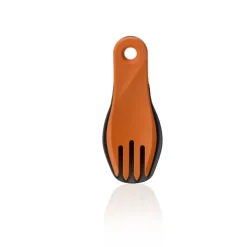 RL074208 - HUMANGEAR Set Cuillère/Fourchette 'GoBites BIO Spin' Gris/Orange