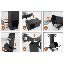 RL562180 - ORIGIN OUTDOOR Rocket Stove "Collapsible" Acier 3mm 8kg