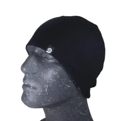 RL021079 - ORIGIN OUTDOORS Bonnet 'Thin' 100% Laine Mérinos NOIR