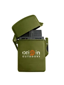 RL200407 - Origin Outdoors Briquet tempête à gaz olive