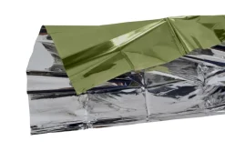RL600115 - Origin Outdoors couverture de survie olive/argenté