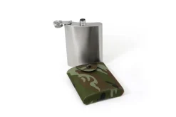 RL562149 - Origin Outdoors Flasque "Classic" Finition Brossée avec Pochette de transport Camo