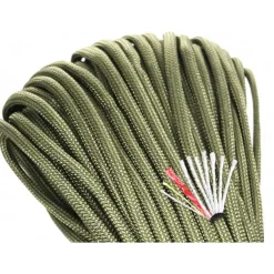 RL562159 - ORIGIN OUTDOORS Paracorde 'Lighter 4in1' 30m Allume-Feu et Fil de Pêche OD GREEN