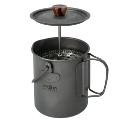 RL562061 - Origin Outdoors Presse à café titane 3 en 1