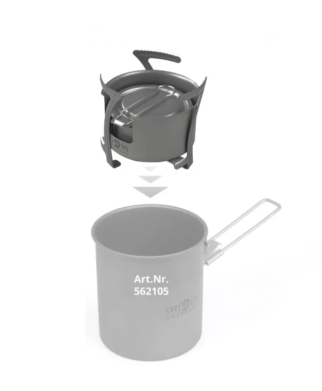RL562117 - Origin outdoors réchaud multi fonctions Cooker Combo titane